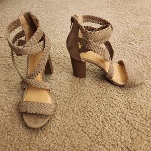 Brown Lauren Conrad Wedges - Size 6.5